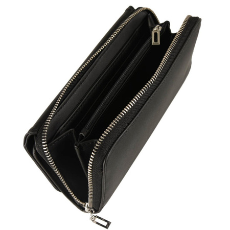 PORTFEL DAMSKI GUESS LEANNE CLUTCH VY717062 CZARNY