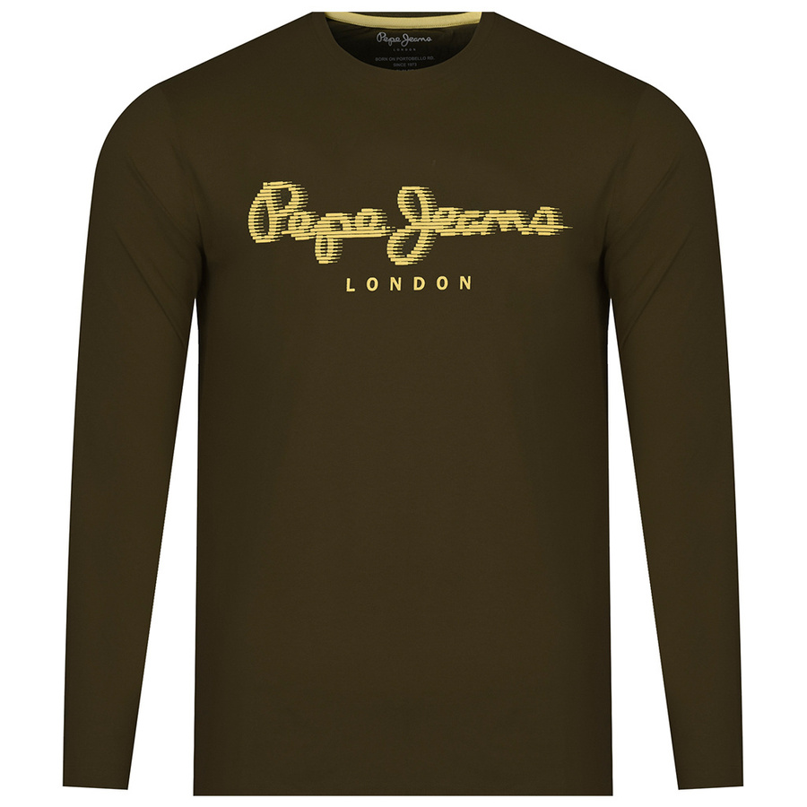 Longsleeve PEPE JEANS Logo PM509882 Zielony