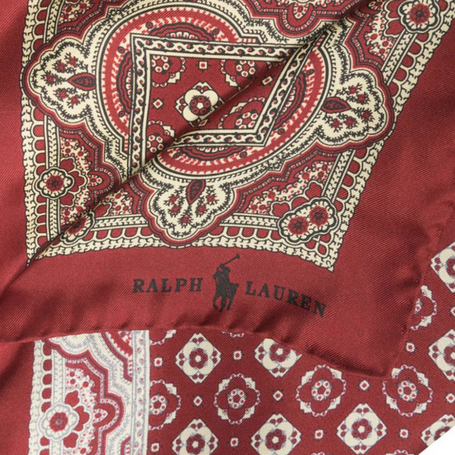 Poszetka jedwabna Polo Ralph Lauren 712918677001