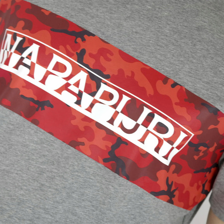 T-shirt Męski NAPAPIJRI TNAPA04 Szary