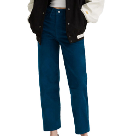 Damskie Spodnie Sztruksowe LEVIS 797550025 Niebieskie