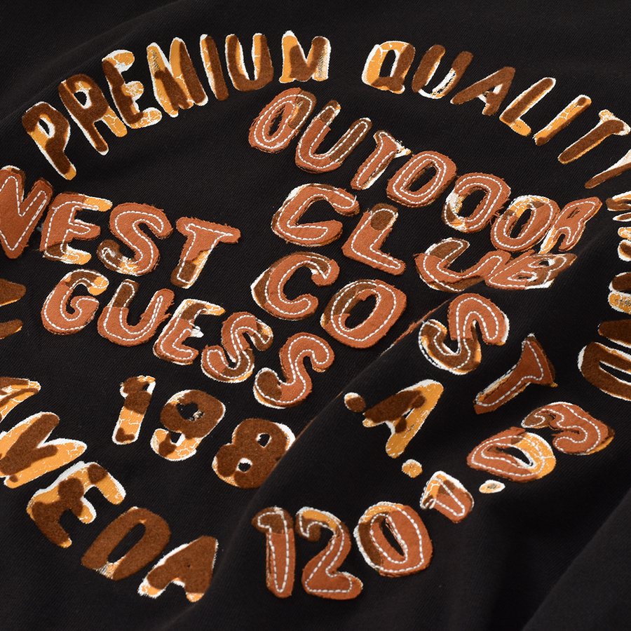 T-Shirt Męski GUESS Logo M2RI16 K8FQ1 Czarny