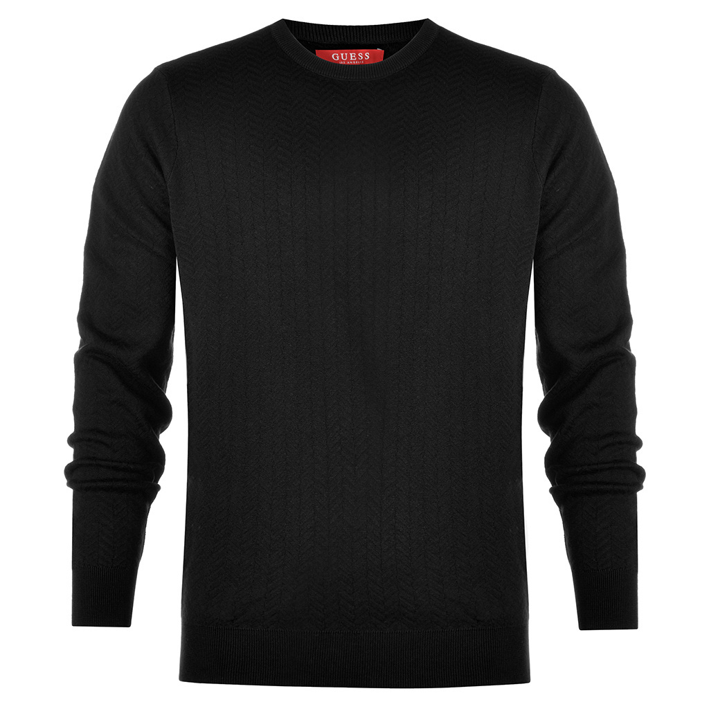 Sweter Meski GUESS Henry X1OI10 KAKC0 Czarny