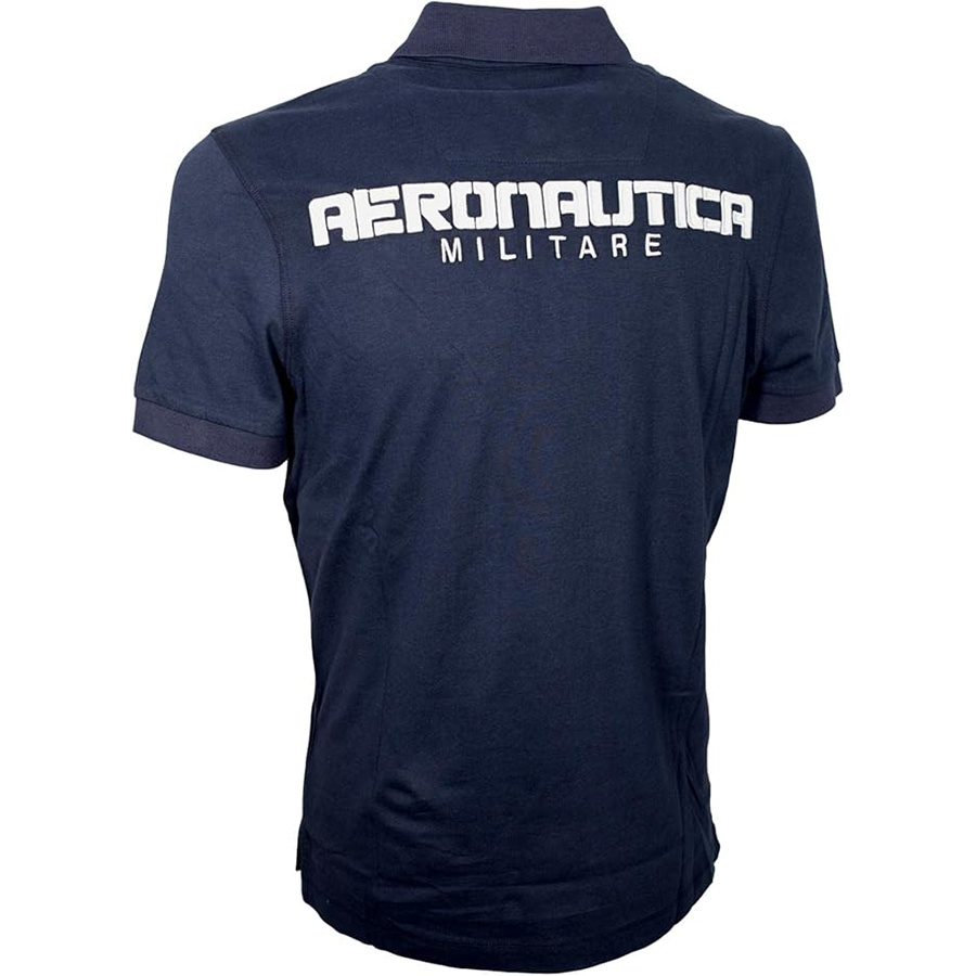Koszulka Polo Aeronautica Militare 231PO1685J602 Granatowa