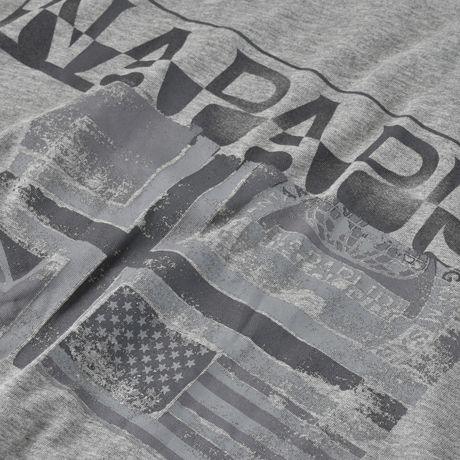 Napapijri T-Shirt Meski N0YHCWBC2 Szary