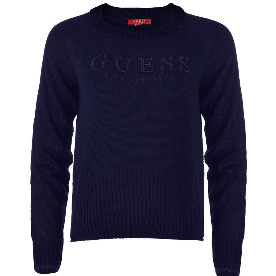 Sweter Damski GUESS EIREEN Q1RR08Z2XK0 Granatowy