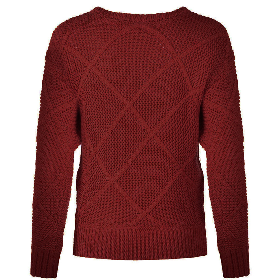 Sweter Damski GUESS Haley Q1BR10 Z1S00 Bordowy