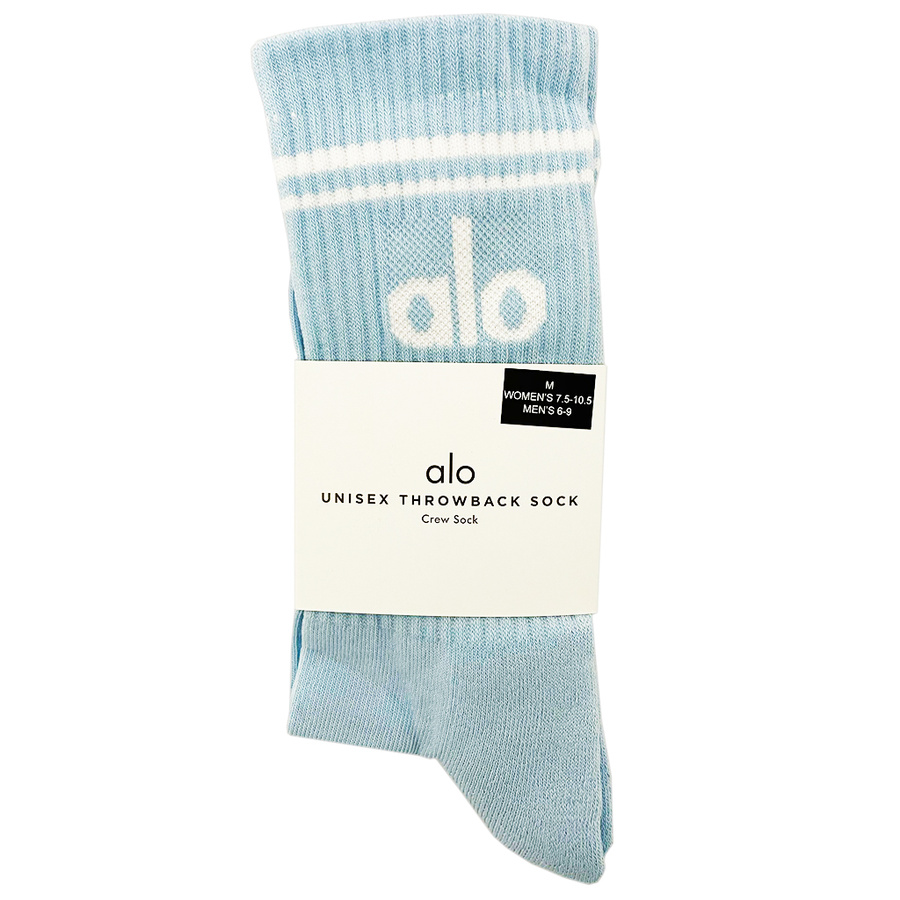 Skarpety ALO YOGA A0357U UNISEX Błękitne