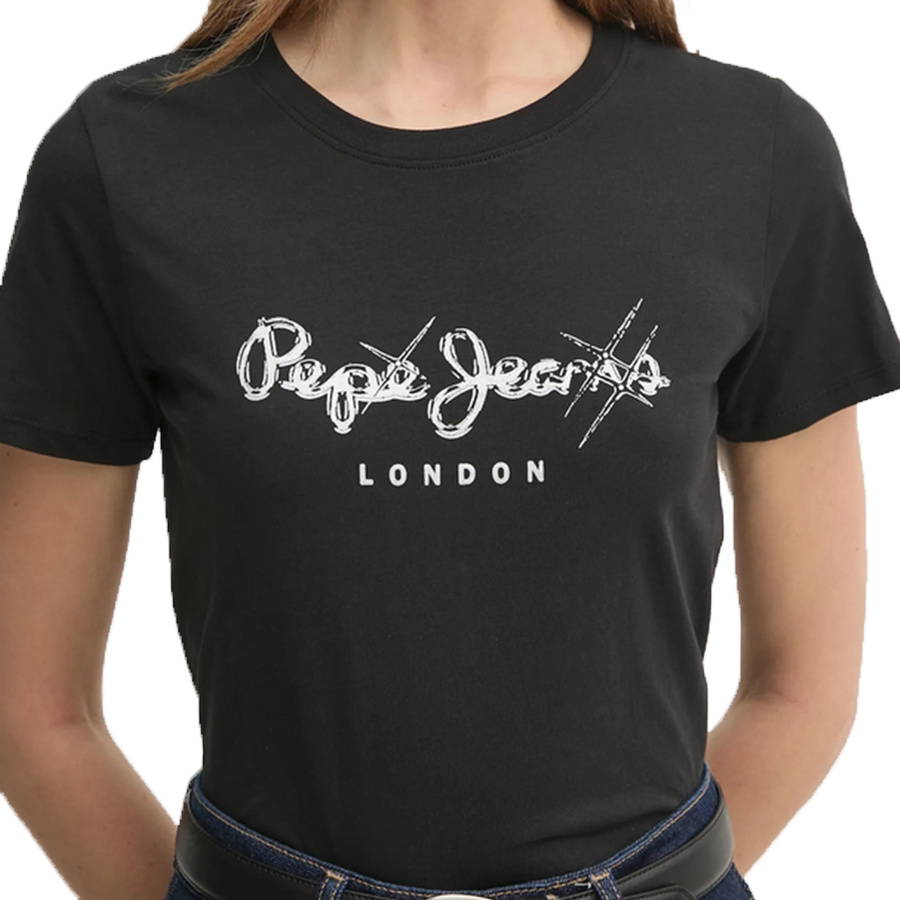 T-shirt PEPE JEANS Leticia PL505997 Czarny