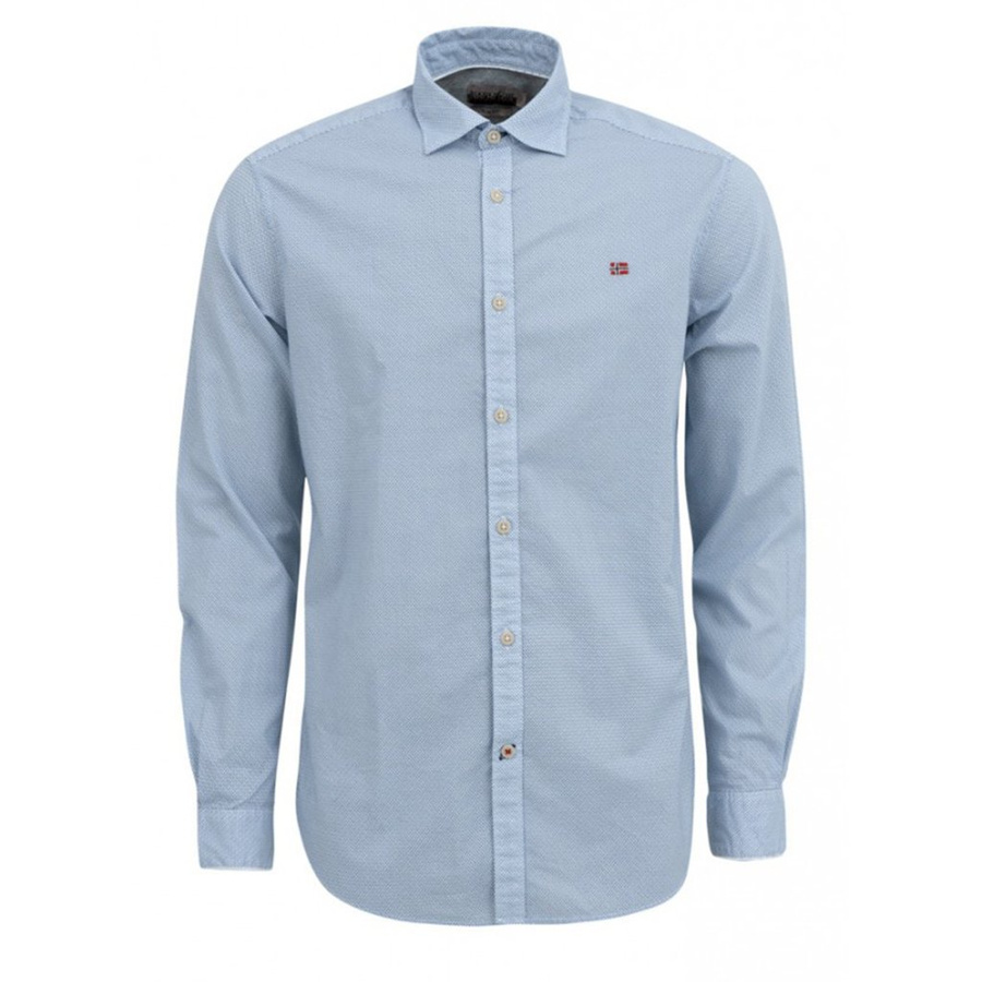 Koszula Męska NAPAPIJRI GASSIM N0YITU White Graph