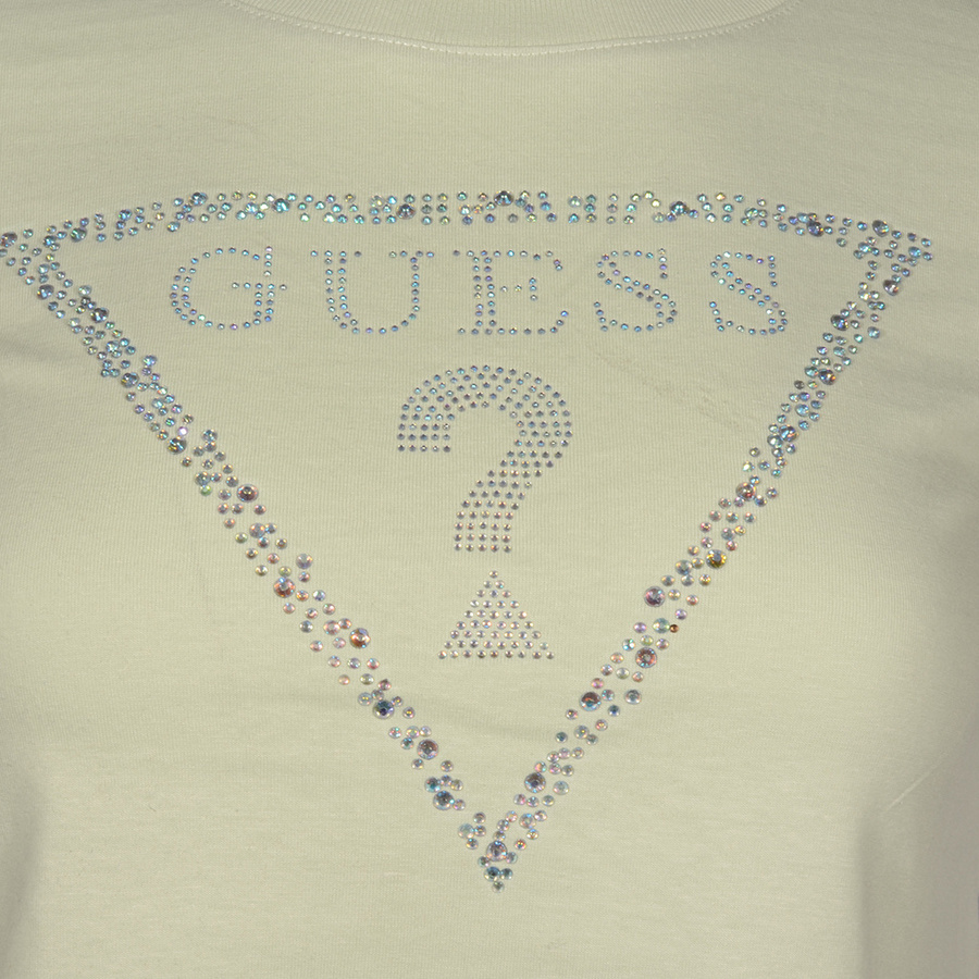 Top T-shirt Damski GUESS S1GI31 KAK90 Miętowy