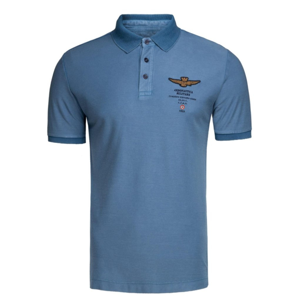 POLO AERONAUTICA MILITARE Niebieski