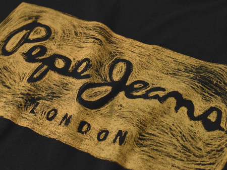T-shirt Męski PEPE JEANS Oldwive PM508942 Czarny