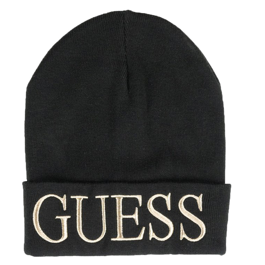 Czapka Damska Zimowa GUESS AW8728 WOL01 Czarna