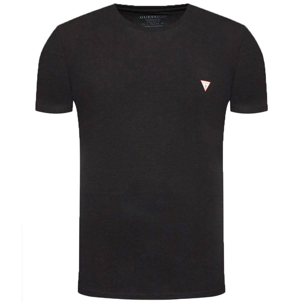 T-shirt GUESS M2YI24 J1311 Super Slim Fit Czarny
