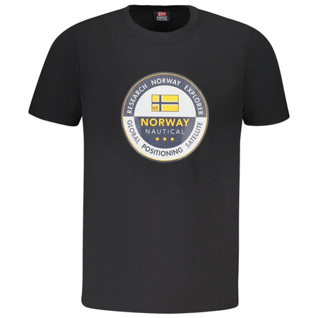 T-shirt Męski NORWAY GEOGRAPHICAL 856029 Czarny