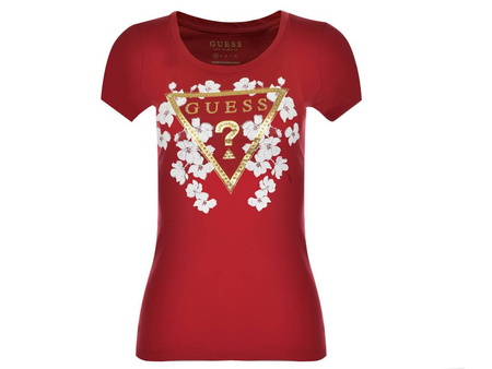 T-SHIRT DAMSKI GUESS M0GI76 I3Z00 Czerwony