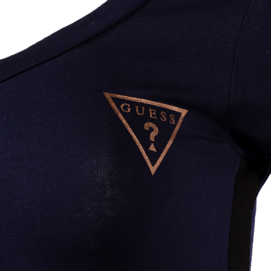 Sukienka GUESS W1YQ33 K9Z21 Granatowa