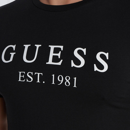 T-Shirt Męski GUESS Logo U3BI22 K6YW0 Czarny