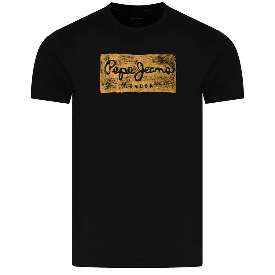 T-shirt Męski PEPE JEANS Oldwive PM508942 Czarny