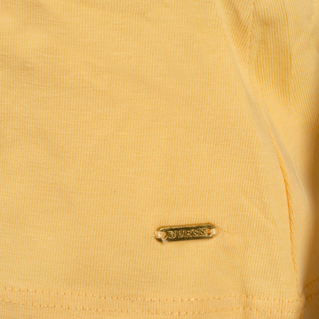 T-Shirt Damski GUESS Logo M1RI32 J1311 Żółty