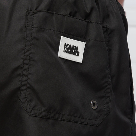 Szorty Kąpielowe KARL LAGERFELD KL22MBS08 Czarny