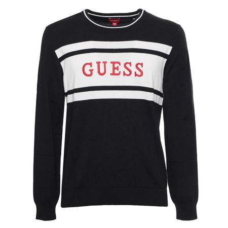 Sweter Męski GUESS Logo X1BR04 Z27Y0 Czarny