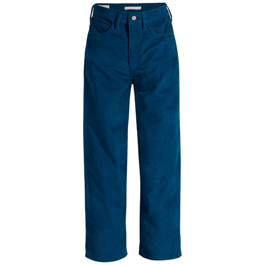 Damskie Spodnie Sztruksowe LEVIS 797550025 Niebieskie