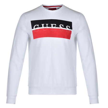 Bluza Męska GUESS Bastian M0YQ31 K7ON0 Biała