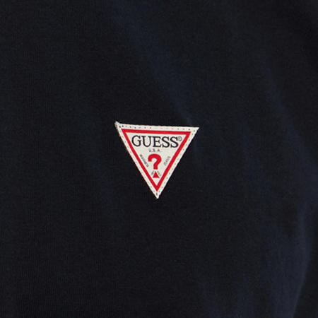 T-shirt GUESS Logo M4YI46 K8FQ4 Granatowy Oversize