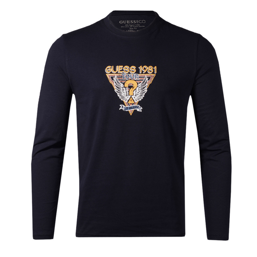 Longsleeve Męski GUESS M3BI33 J1314 Granatowy