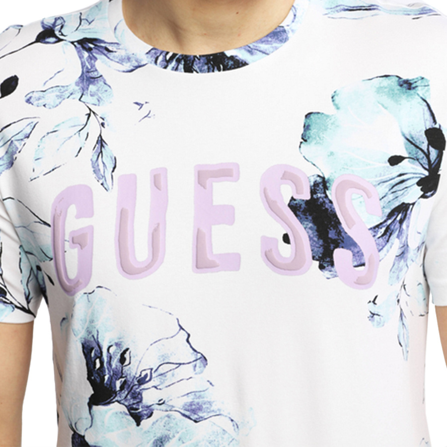 T-Shirt Męski GUESS Logo M2GI12 J1311 Biały