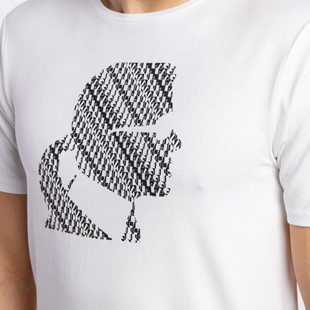 T-shirt Męski KARL LAGERFELD KL20MTS01 Biały