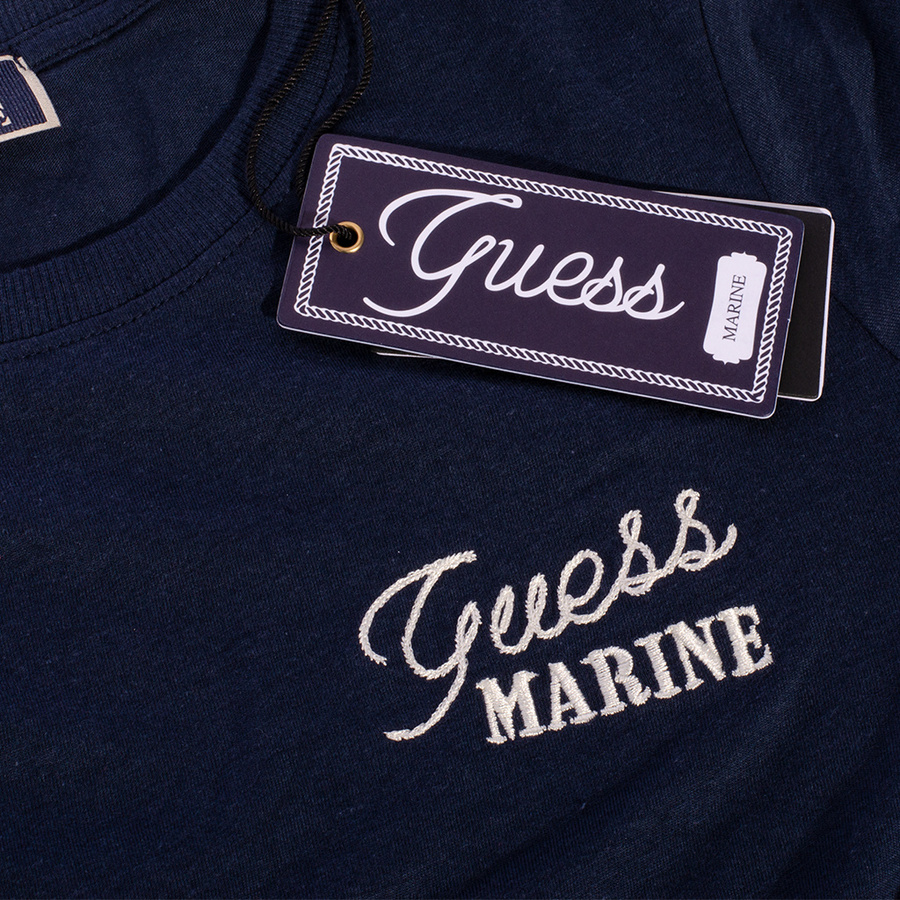 T-shirt Damski GUESS Marine W3GI37 K46D1 Granatowy