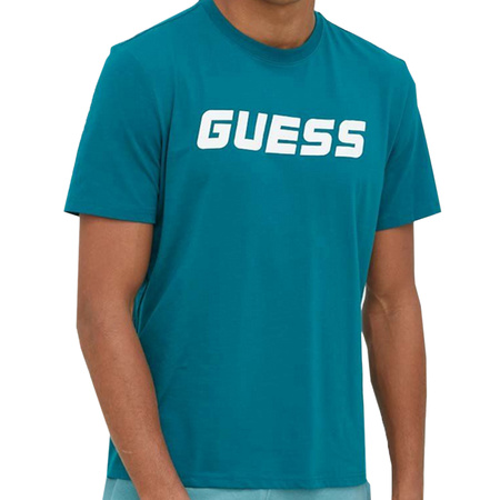 T-Shirt Męski GUESS Logo Z3RI05 J1314 Morski