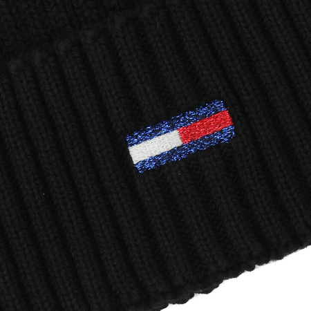 Czapka TOMMY JEANS Tjw Ess Flag AW0AW10705 Czarna