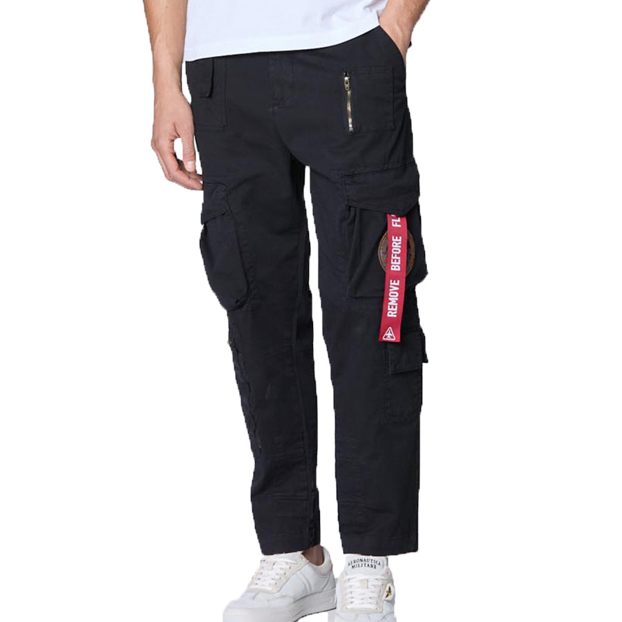 Spodnie Aeronautica Militare 241PA1582CT3 Granatowe