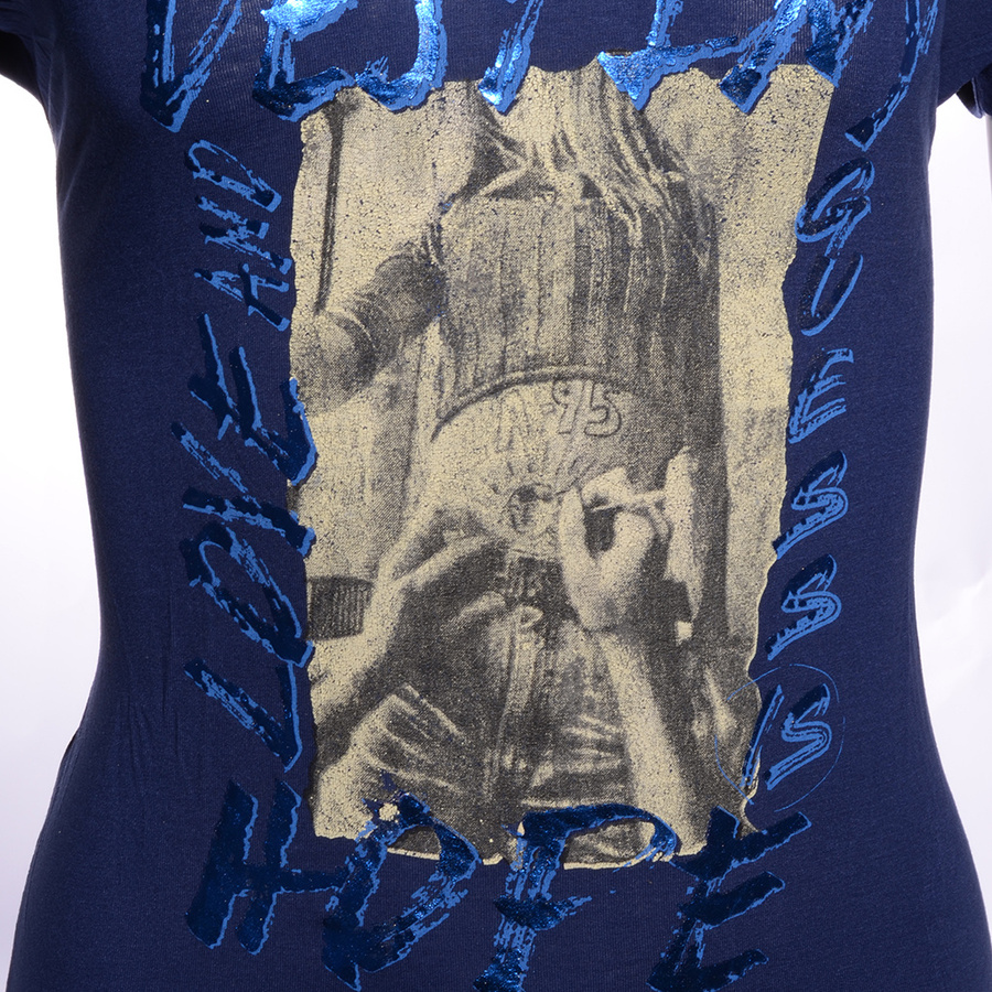 T-shirt Damski GUESS Q2GII3 KB6N1 Granatowy