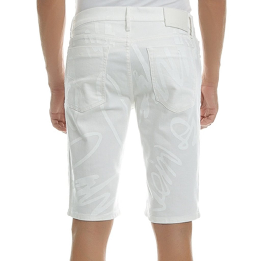 Szorty CALVIN KLEIN White Graffiti J30J304758