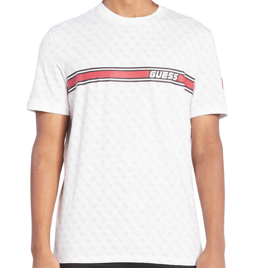 T-Shirt Męski GUESS Jamey Z2BI09 J1314 Biały