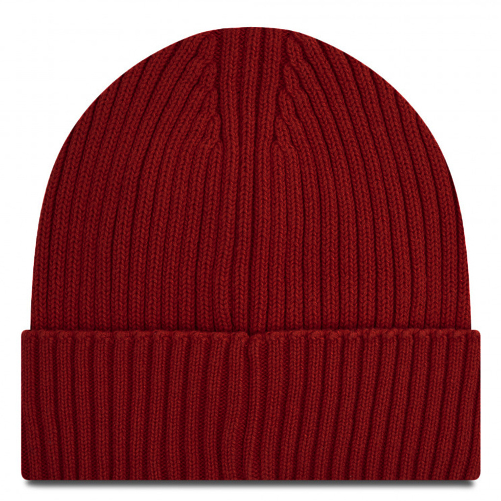 Czapka TOMMY JEANS Ess Beanie AW0AW10705 Bordowa