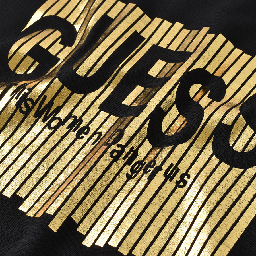 T-shirt Damski GUESS Logo W2RI00 J1311 Czarny