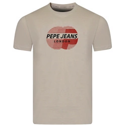 T-shirt Męski PEPE JEANS Oldwive PM508942 Ecru