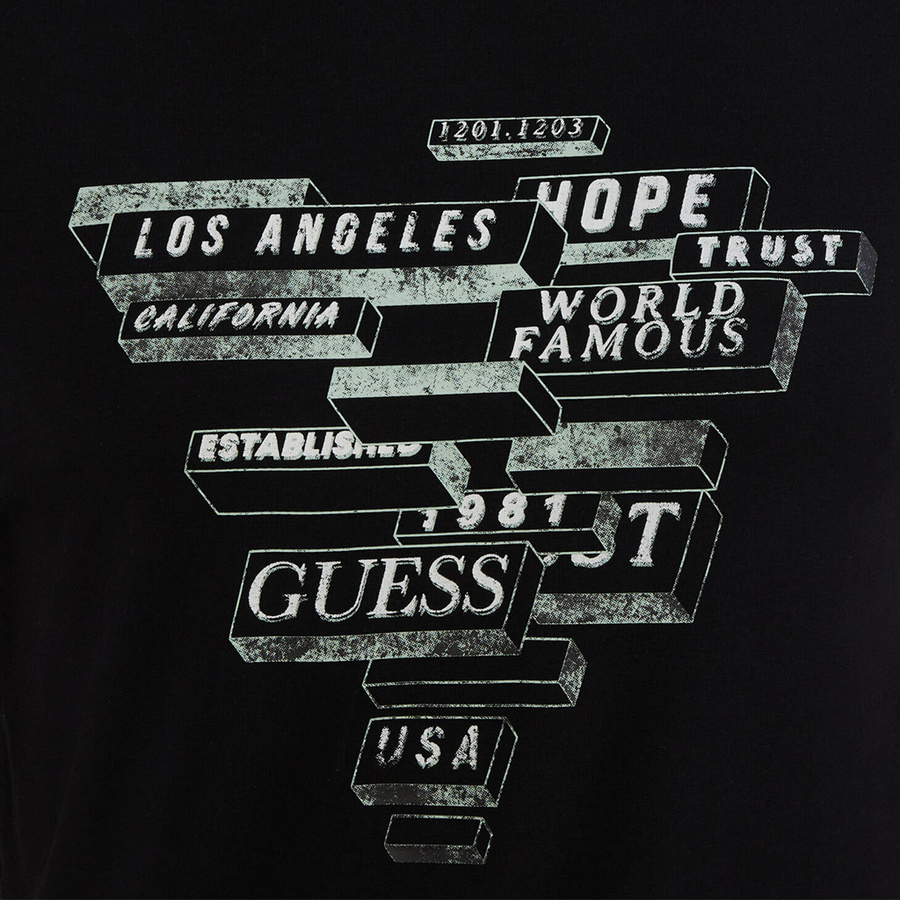 T-Shirt Męski GUESS ABSTRACT TRIAN M3YI23 J1314