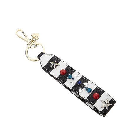 BRELOK GUESS STRIPED KEYRING RWNOT4P8202