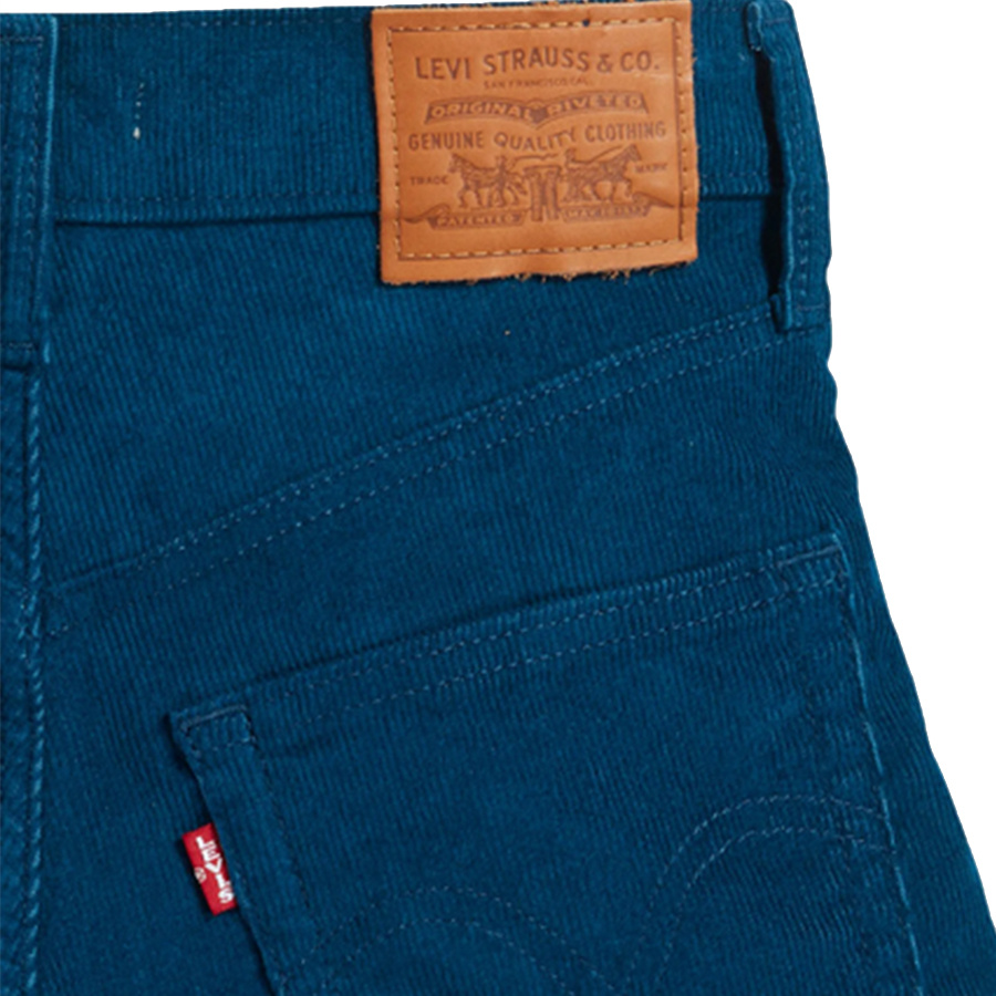 Damskie Spodnie Sztruksowe LEVIS 797550025 Niebieskie