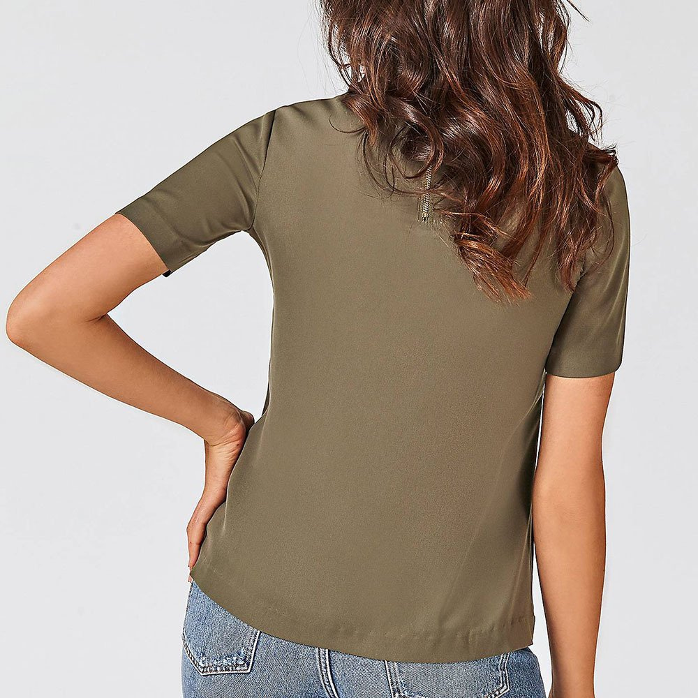 T-SHIRT GUESS DAMSKI ZIELONY W83H53WAF20 DUO S