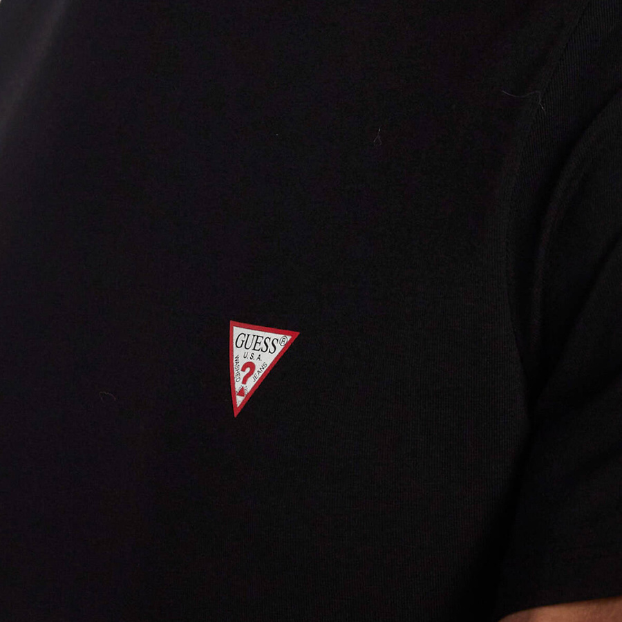 T-shirt GUESS M2YI24 J1311 Super Slim Fit Czarny
