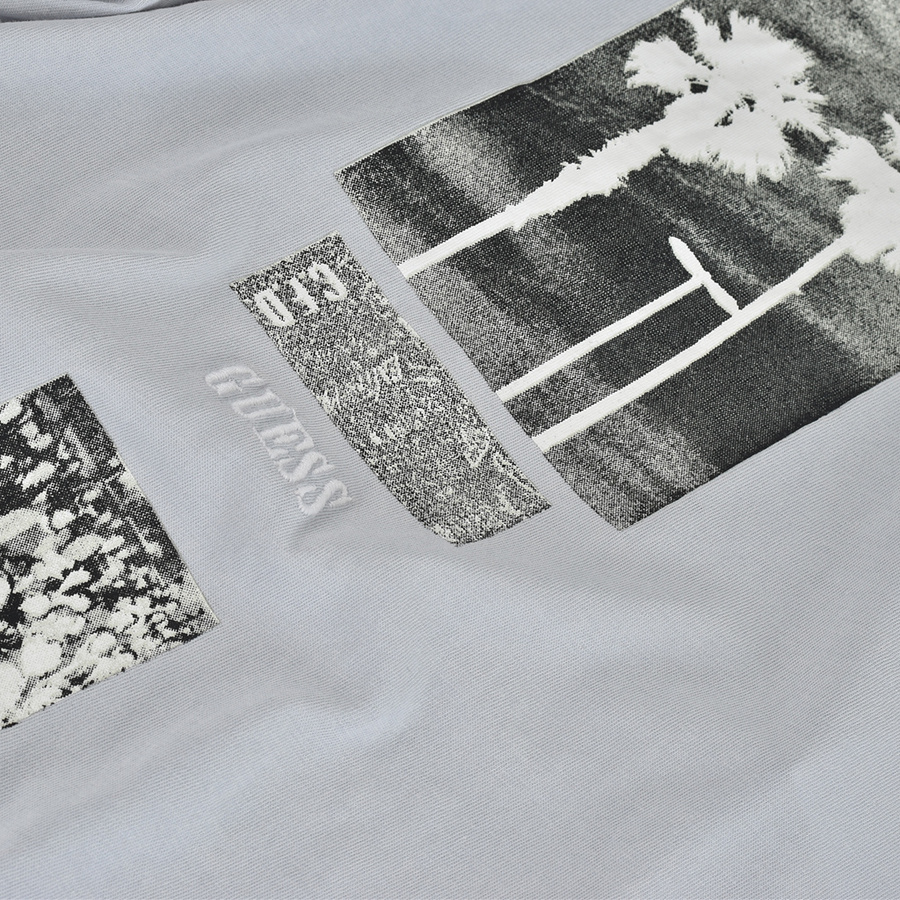 T-Shirt Męski GUESS Logo M2RI16 K8FQ1 Palms