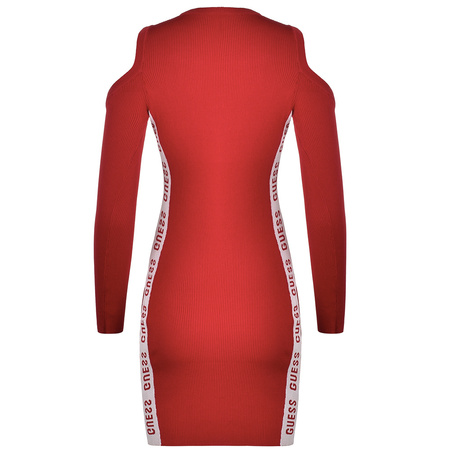 Sukienka GUESS Eva Crew K1YIA9 K8HM0 Czerwona